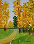 Autumn Path - Posted on Saturday, November 29, 2014 by Sandy Abouda