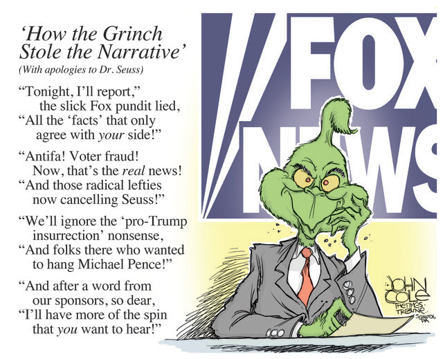 DR. SEUSS, SEUSS, CANCEL CULTURE, FOX NEWS, RACISM, DONALD TRUMP, INSURRECTION, RIGHT-WING, FAR RIGHT, OANN, NEWSMAX