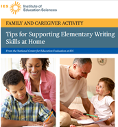 IES Tips for Supporting Elementary Writing at Home thumbnail
