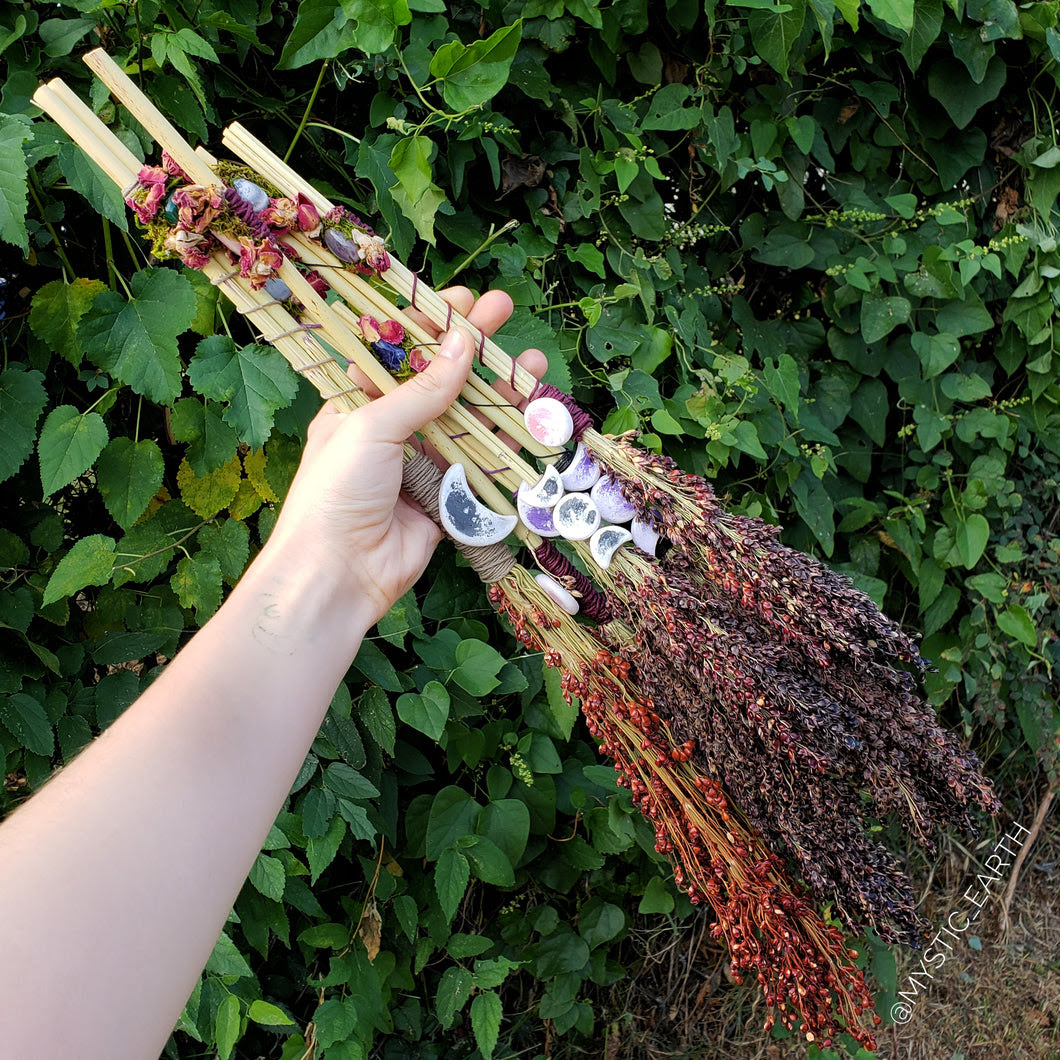 Image result for broomcorn broom for altar