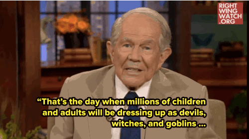 Image result for funny make gifs motion images of pat robertson"