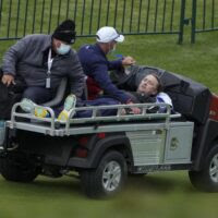 Hollywood star rushed to hospital at Ryder Cup