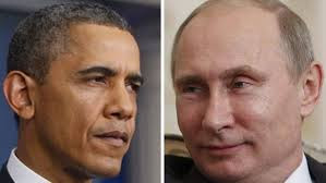 El presidente de EEUU, Barack Obama y el presidente de Rusia, Vladimir Putin