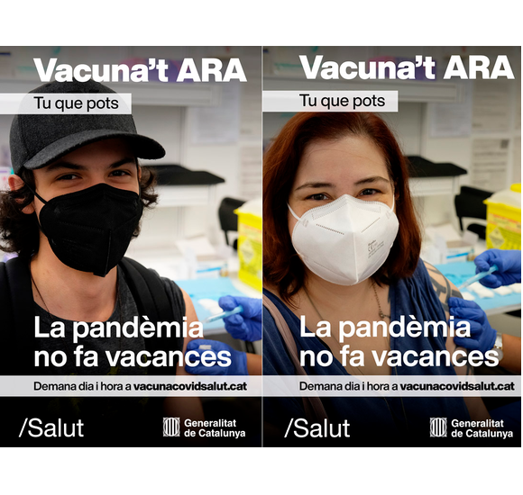 Salut impulsa una campanya per potenciar la vacunació entre la població catalana