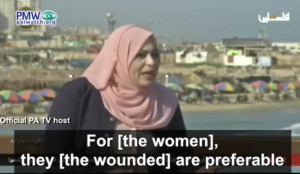 Video: “Palestinian” women prefer to marry wounded jihadis who receive a PA salary over jobless university grads