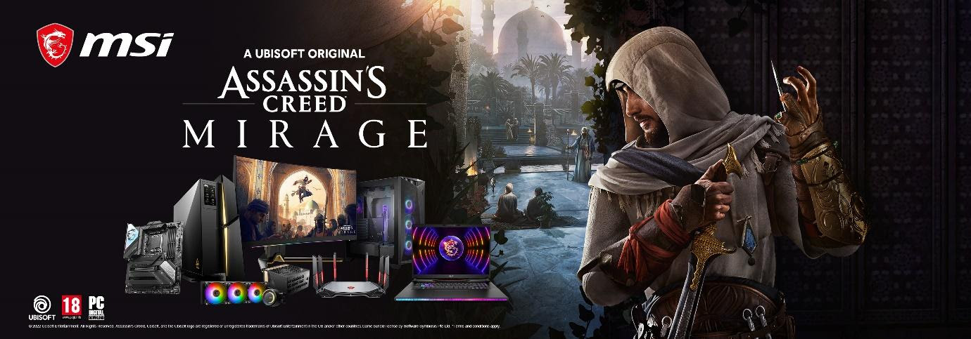 MSI Teams Up with UBISOFT to Create a New Gaming Experience for Assassin's  Creed® Mirage: Perfect Fusion of Luxurious Gaming and Epic Adventure