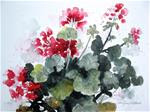Red Geranium - Posted on Wednesday, February 4, 2015 by carolyn watson