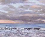 Pastel Sea, 10x8 Original Oil Seascape - Posted on Monday, February 16, 2015 by Carmen Beecher