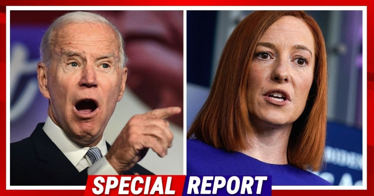 Jen Psaki Makes Stunning Admission On Joe - Her Boss Is Furious At Her Now