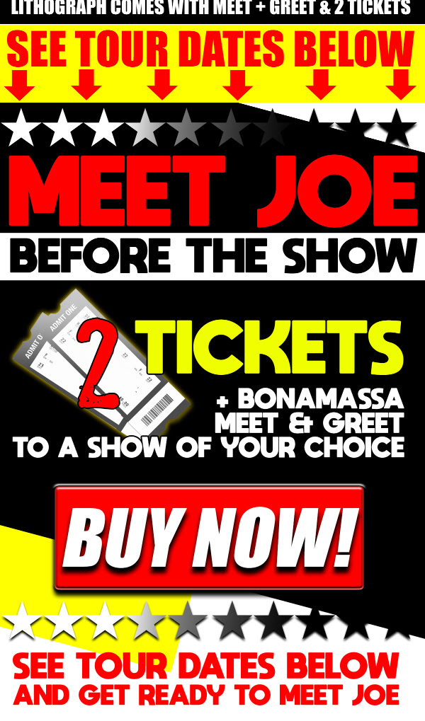 Joe's New Tour Dates!