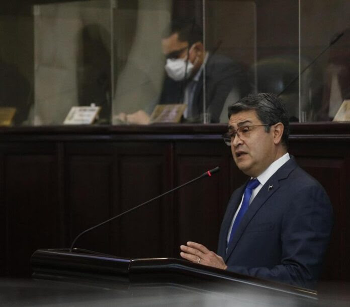 El presidente Juan Orlando Hernández Alvarado