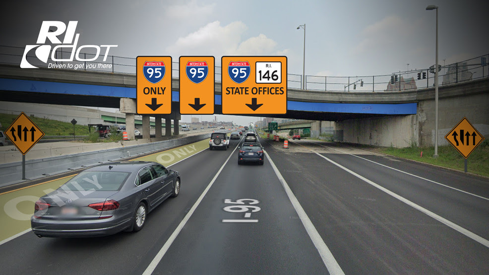  Lane shifts to continue at Providence Viaduct on I-95 north