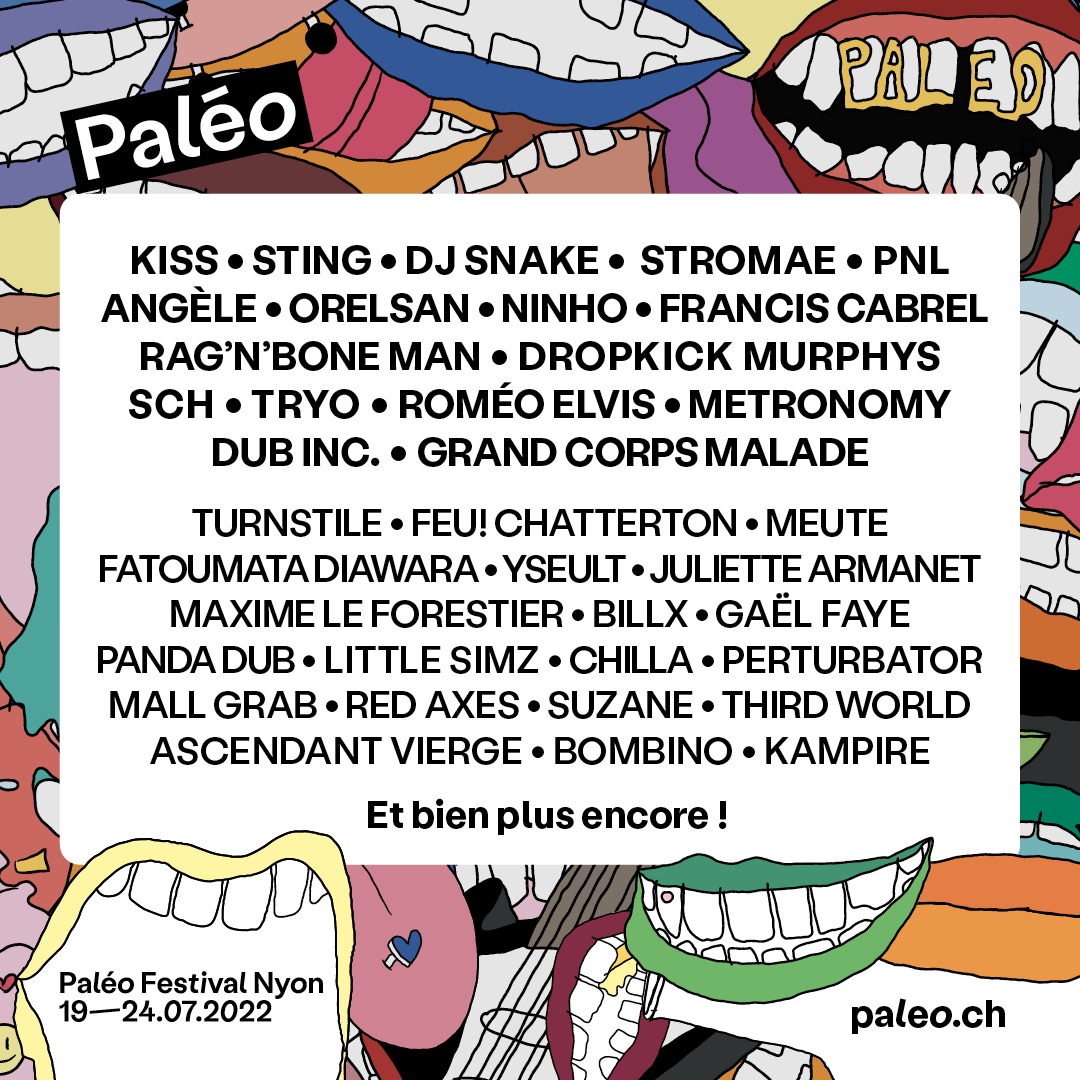 Programmation Paléo Festival 2022