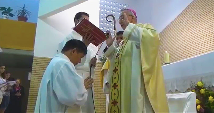Ordenación sacerdotal de fray Carlos Simbajon