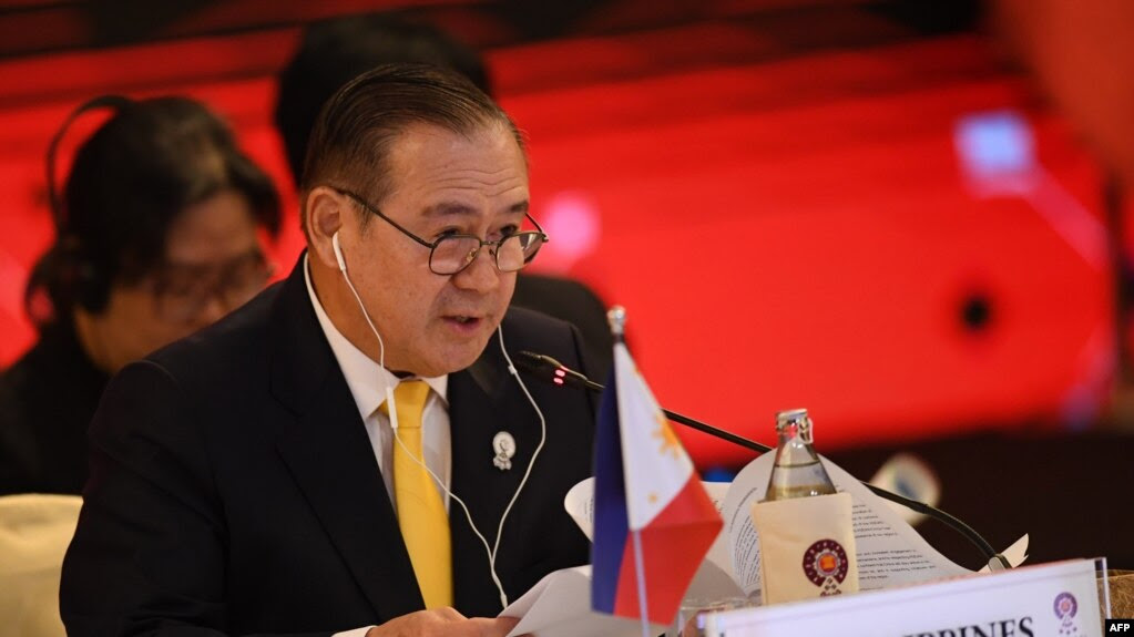 Ngoại trưởng Philippines Teodoro Locsin tại hội nghị của ASEAN ở Bangkok, tháng 7/2019 (ảnh tư liệu).