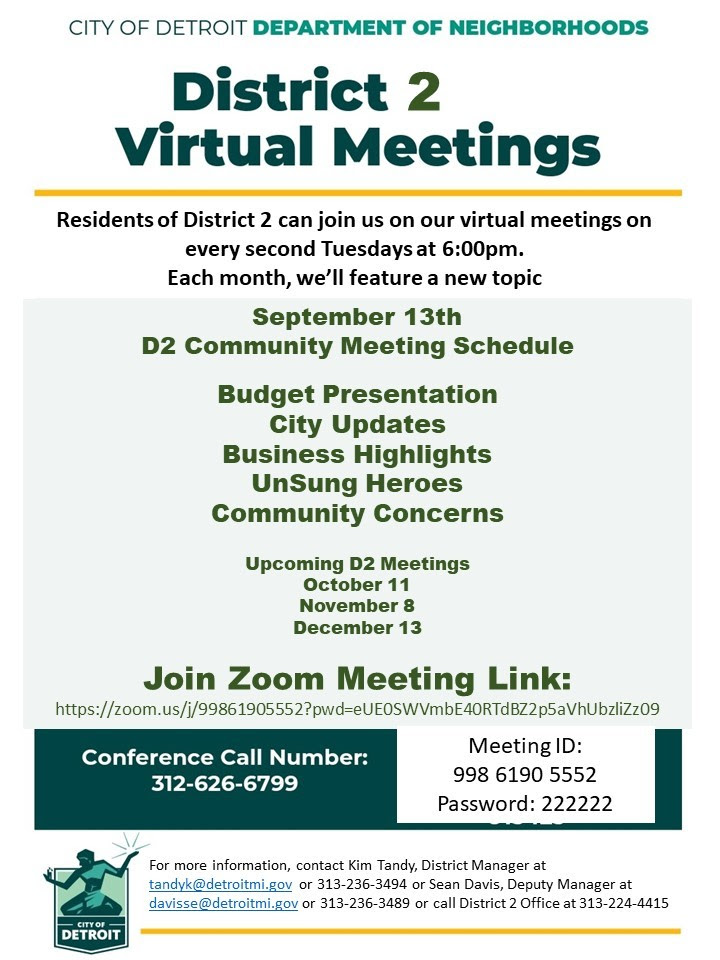 Meeting flyer