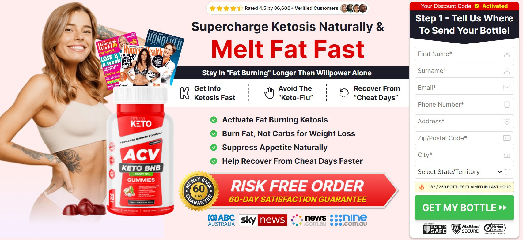 Fitness Keto Gummies Australia