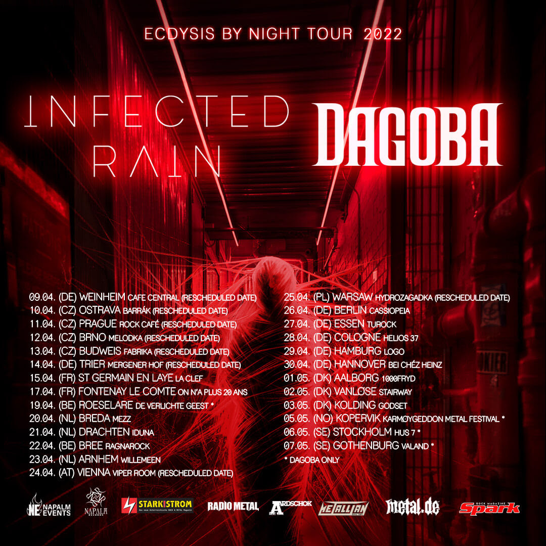 DAGOBA: Vídeo con la letra de “Sunfall”)