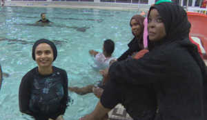 Huffington Post: “Muslim women subject to harassment when swimming while wearing less-than-revealing swim attire”