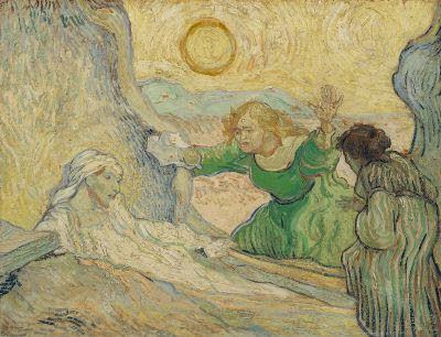 The raising of Lazarus by Van Gogh