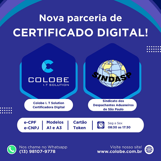 certificado digital COLOBE