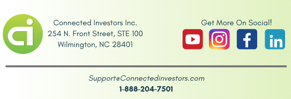 Connected Investors Social Footer Connected Investors Social Footer