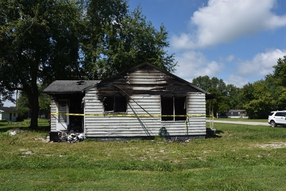 Suspicious fire in Shelburn