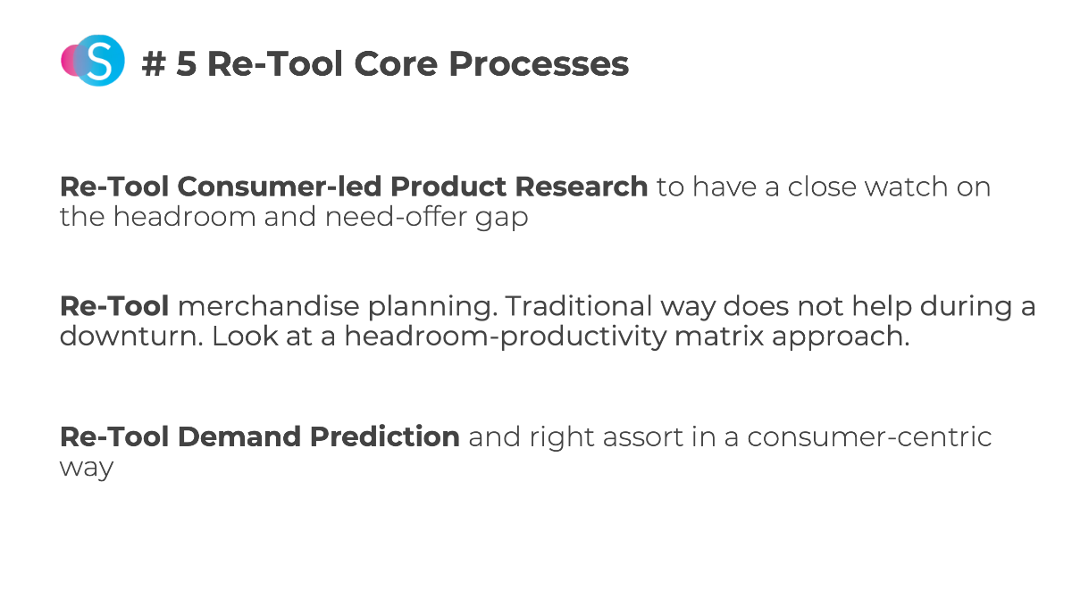 re-tool core processes for post COVID-19 fashion market