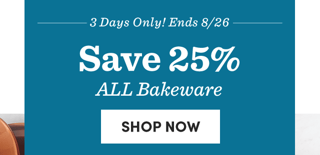  Save 25% ALL Bakeware ›                