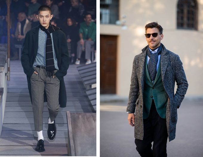 como ponerse una bufanda hombre