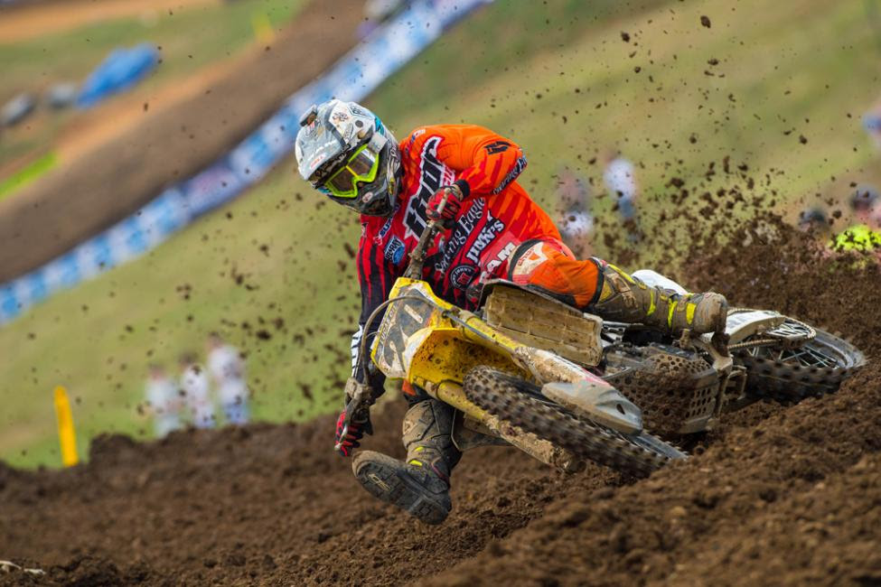 Broc Tickle has been on a mission for most of the season, passing an average of nearly five riders per moto.Photo: Simon Cudby
