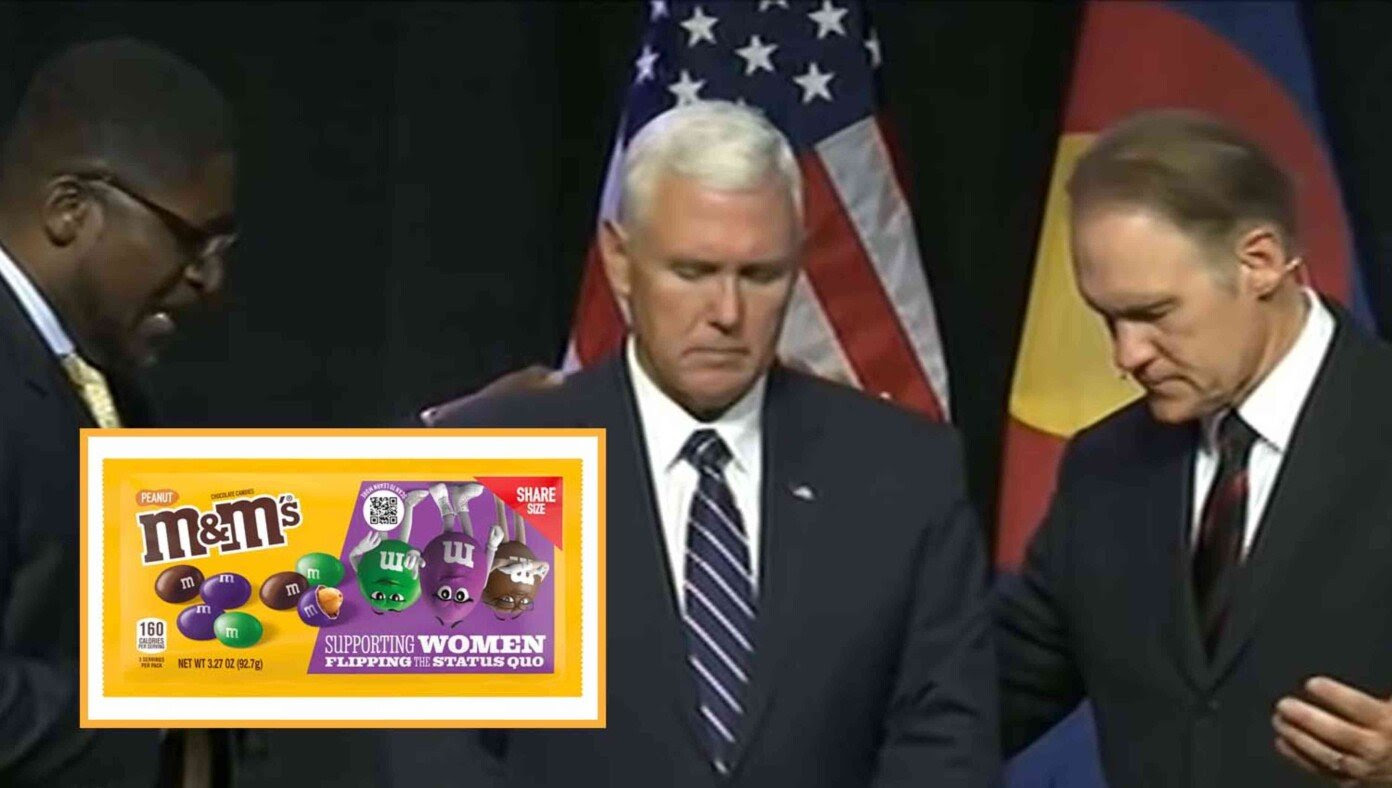 Mike Pence Repents After Eating Bag Of All-Female M&Ms Without Wife Present