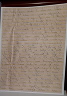 Soldier's letter for transcription