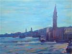 Campanile looking west, Venice - Posted on Saturday, January 3, 2015 by Louisa Calder