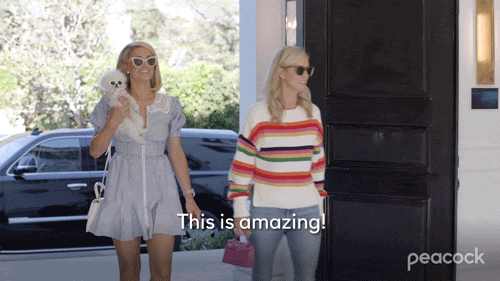 This Is Awesome Paris Hilton GIF by PeacockTV