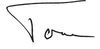 President Bailey's signature