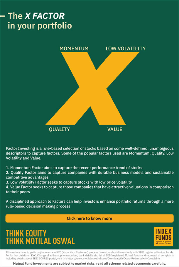 Introducing the ‘X’ factor for your portfolio! Keep reading to know more. - THINK EQUITY - THINK MOTILAL OSWAL - INDEX FUNDS 3