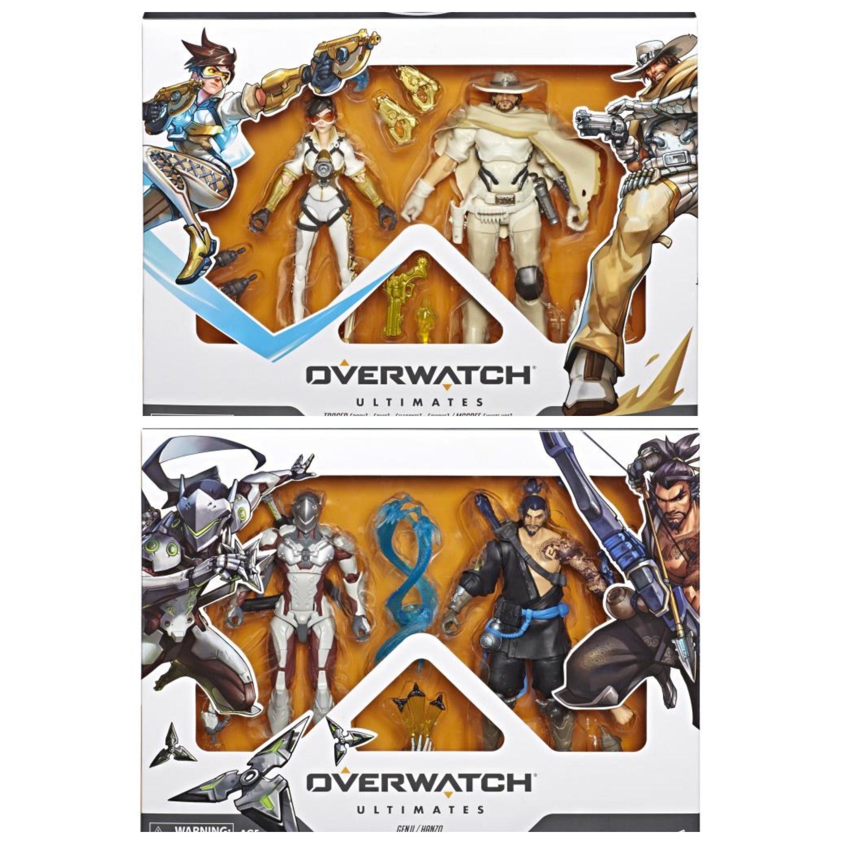 Image of Overwatch Ultimates Action Figure Dual Packs Wave 2 set of 2 - AUGUST 2019