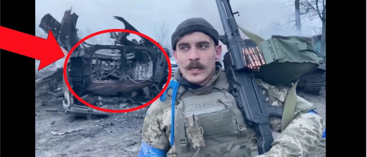 Crazy Viral Video Reportedly Shows Destroyed Russian Equipment In Ukraine