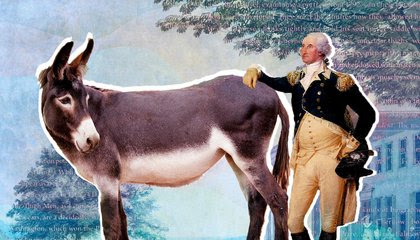 George Washington Saw a Future for America: Mules image