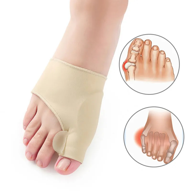 Toe Corrector Orthotics Feet Foot Care Bone Thumb Adjuster Correction Soft Pedicure Socks Bunion Straightener DE601