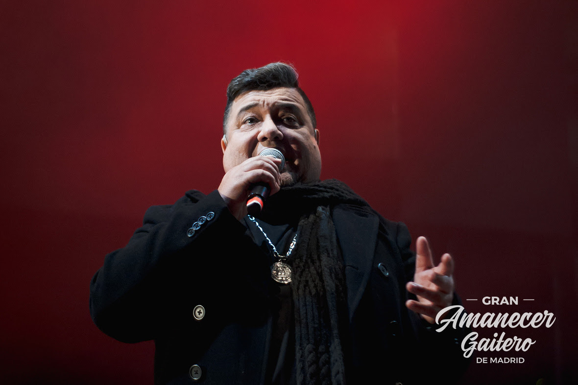 Neguito Borjas en el Gran Amanecer Gaitero de Madrid 2019