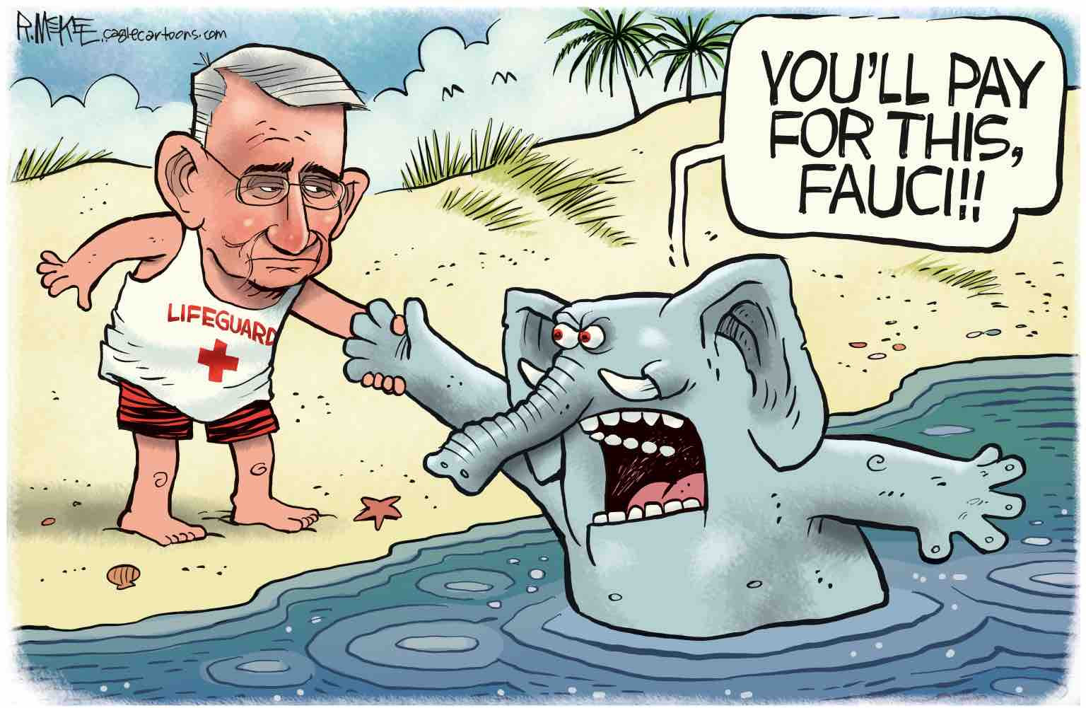 Republicans attack Fauci for helping lead the fight against COVID.