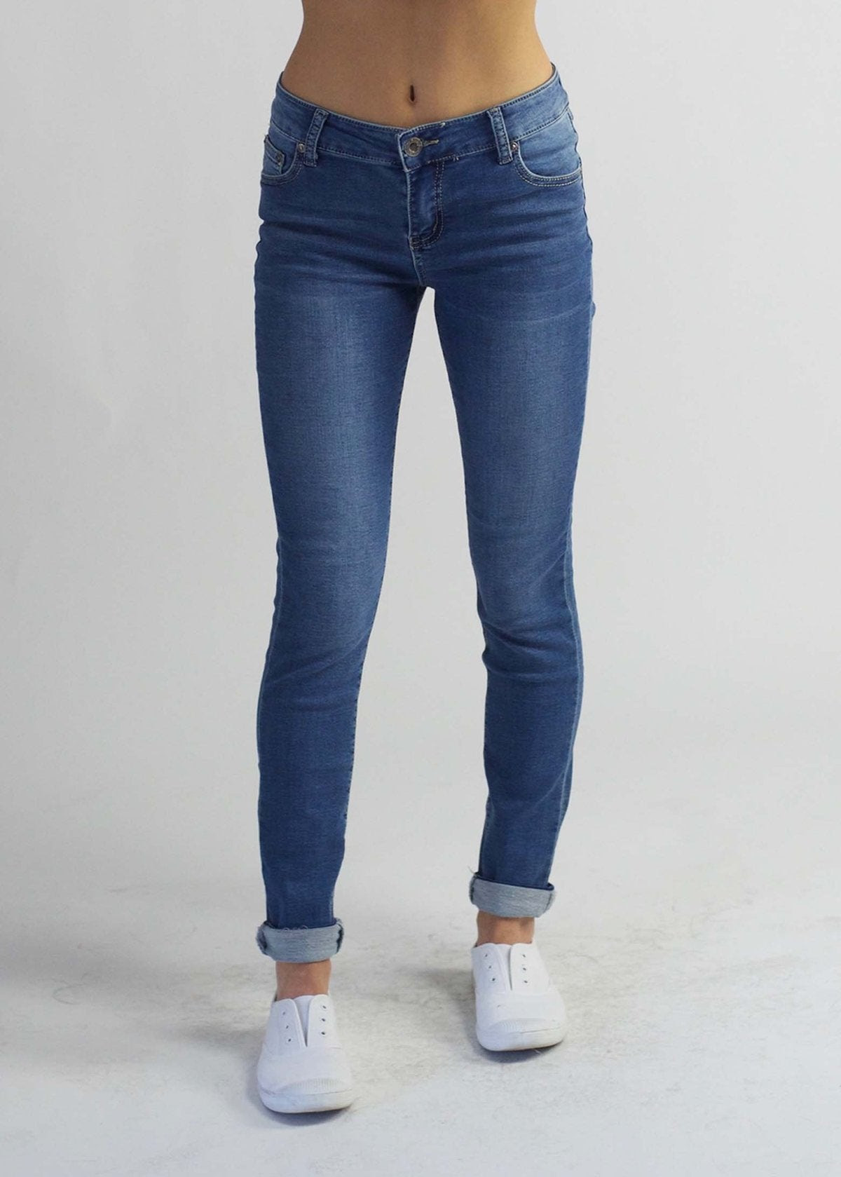 Carousel Vintage Roll Up Jean Blue