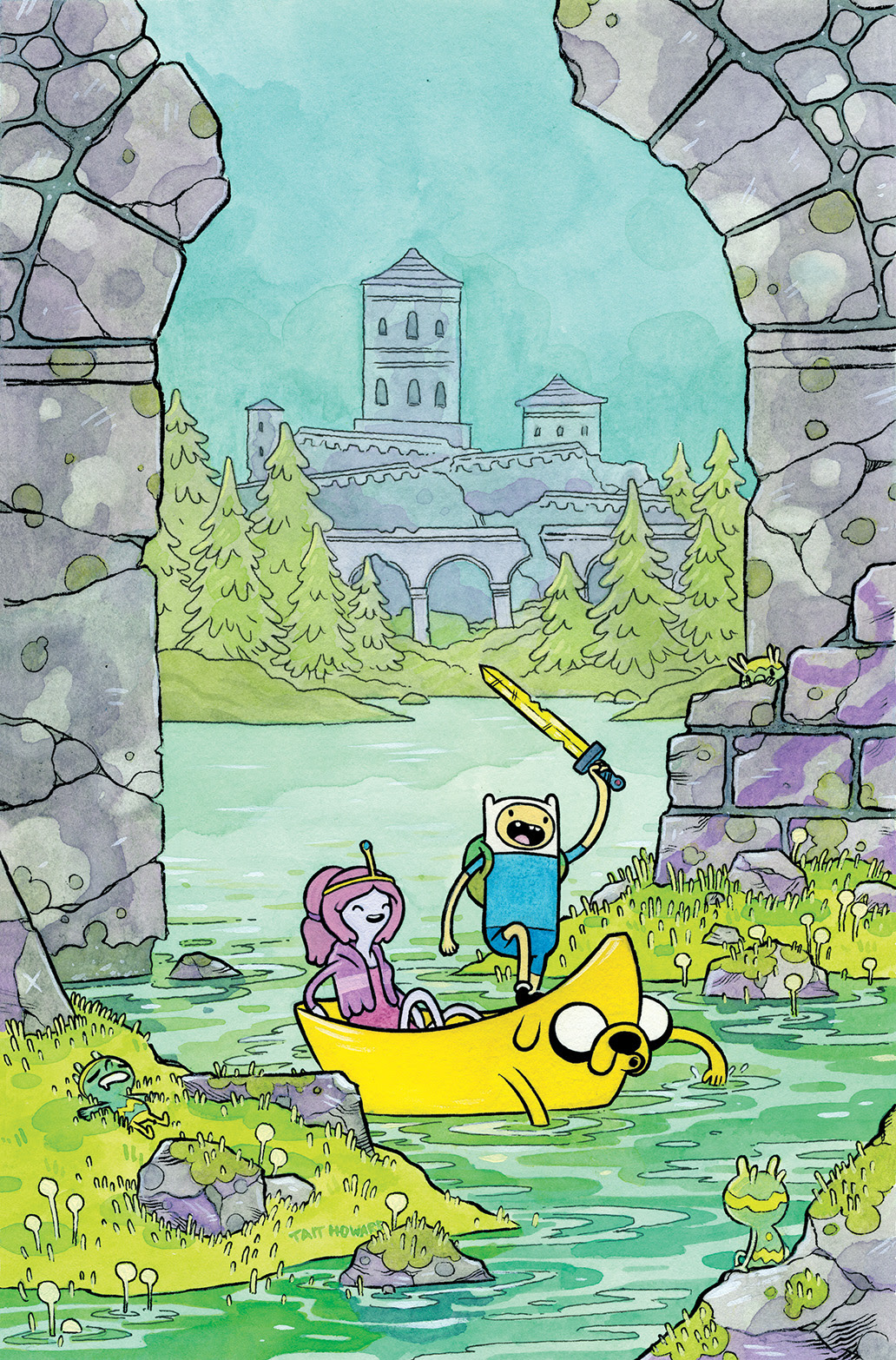 ADVENTURE TIME #32 Cover B by Tait Howard