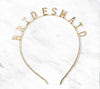 Bridesmaid Gold Bachelorette Party Headband - Bridesmaid
