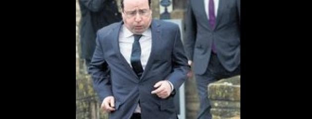 Photo: Le très sérieux quotidien anglais "The Guardian" ridiculise François Hollande en Une ce matin