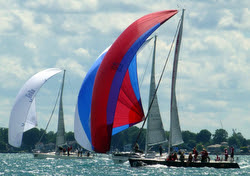 J/120s sailing Nationals- Detroit, MI