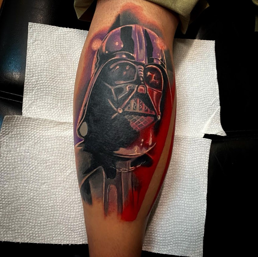Darth Vader Tattoo by Bob Braden