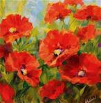 Nodding Off Poppies by Texas Flower Artist Nancy Medina - Posted on Thursday, April 9, 2015 by Nancy Medina